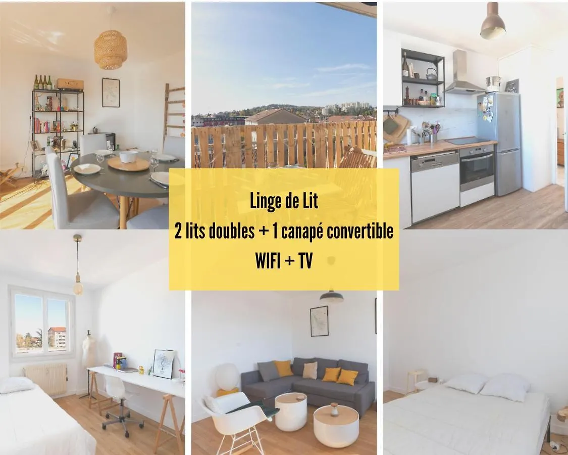 Cabana & Grand Appartement Cosy - Parking & Balcon Villefranche-sur-Saone