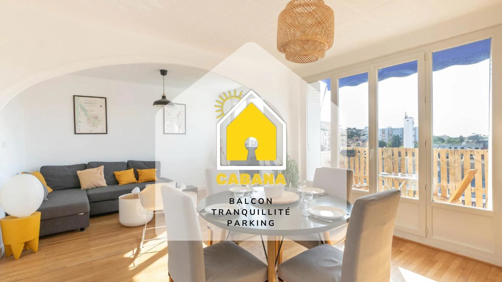 Cabana & Grand Appartement Cosy - Parking & Balcon Villefranche-sur-Saone